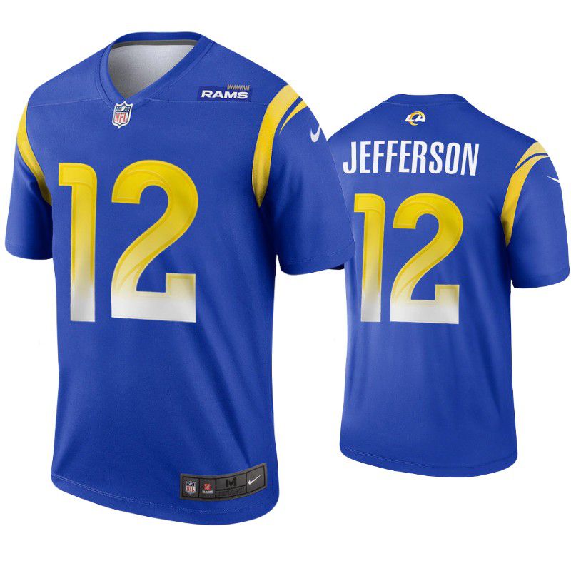 Men Los Angeles Rams #12 Van Jefferson Nike Royal Legend NFL Jersey